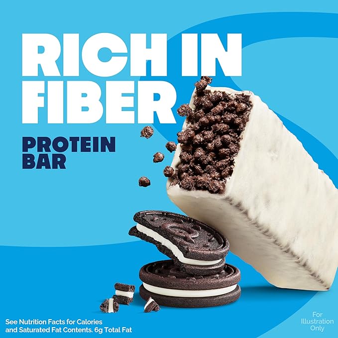 Quest Nutrition Crispy Cookies &amp Cream Hero Protein Bar 18g Protein 1g Sugar 3g Net Carb Gluten Free Protein Snack Keto Friendly 12 Count