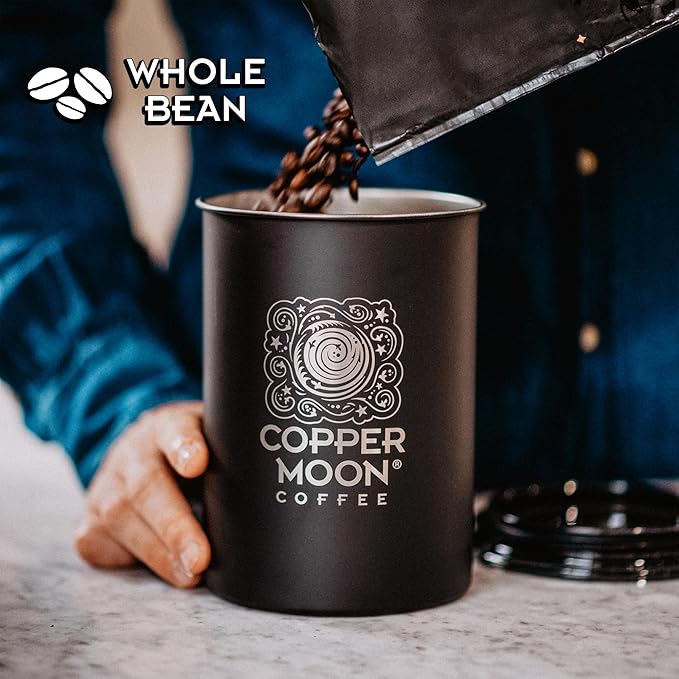 Copper Moon Medium Roast Whole Bean Coffee Colombian Blend 2 Lb