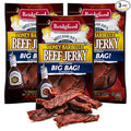 Bridgford Sweet Baby Ray's Beef Jerky Honey BBQ 10 oz Pack of 3 - High Protein Jerky for Midday Energy Boost or Post Workout Snack - Naturally Smoked Ready to Eat Meat Snacks for on the Go Snacking