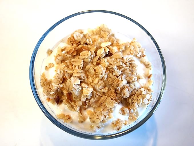 Burl Barley Granola Honey Granola 1 lb Bulk 3 Pack Rolled Barley Grain Great Granola for Parfaits Whole Grain Clean Ingredients