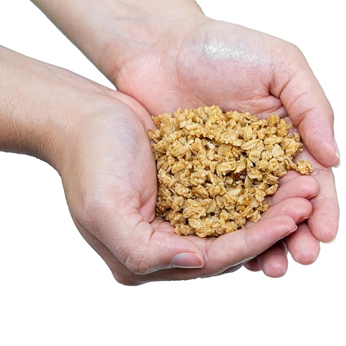 Refreshing Lemon Almond Granola | 3-Pack 12 oz. Bags | Savory or Sweet | Dairy Gluten Soy-Free | The Gourmet Granola