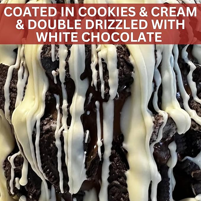 TV's Deli &amp Diner Gourmet Jumbo Caramel Apple | Caramel Cookies &amp Cream &amp White Chocolate | Handmade &amp Freshly Prepared (Cookies &amp Cream White Chocolate)