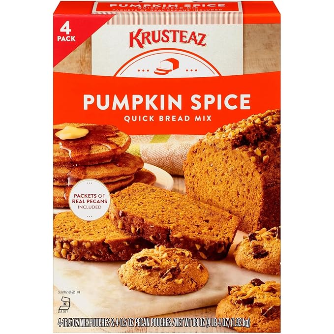 Krusteaz Pumpkin Spice Quick Bread Mix