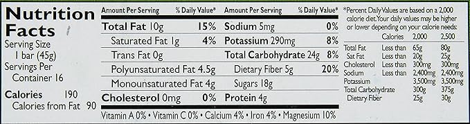 Larabar Fruit &amp Nut Bar Apple Pie 1.6 Ounce 16 Bars