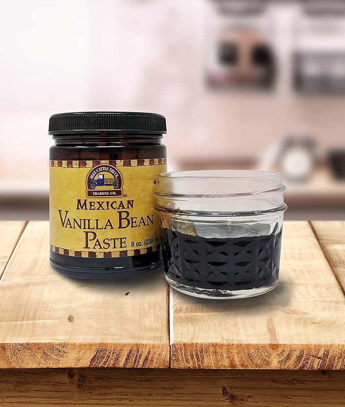 Blue Cattle Truck Trading Co. Gourmet Mexican Vanilla Bean Paste 8 Ounce (Measured by Weight)