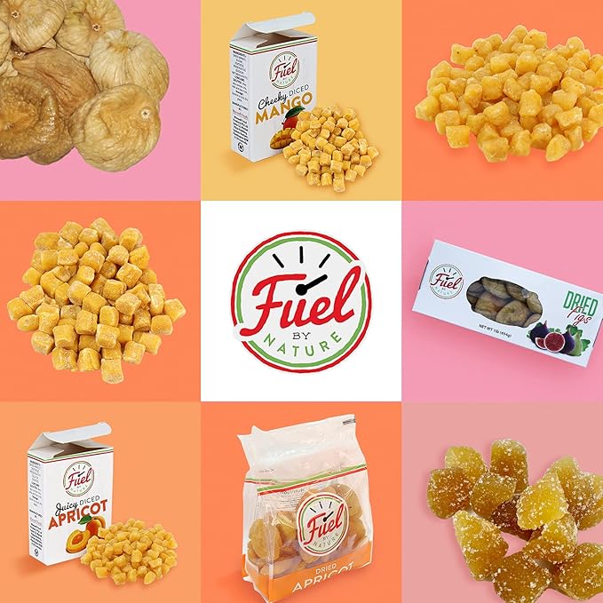 Fuel by Nature Dried &amp Crystallized Ginger Healthy Snack High Energy Treats for Snacking Bulk Dried Candied Ginger 3 lb