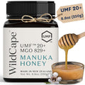 WildCape Manuka Honey Certified UMF 20+/MGO 830+ - 100% Pure Raw Unpasteurized Non-GMO Made in New Zealand - 8.8 oz (Pack of 1)