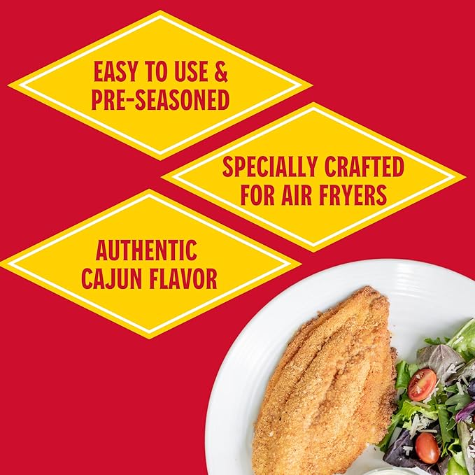 Louisiana Fish Fry Air Fry Fish Coating Mix 5 oz (Pack of 6)