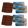 Alice Mushrooms Party Trick | Functional Mushroom Chocolate for Social Enjoyment | Cordyceps Kanna &amp Nootropics for Shared Experiences - 4 Pack