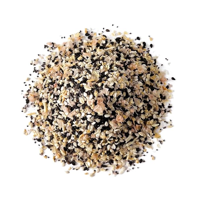 Food to Live Everything Bagel Seasoning Mix 4 Pounds – A Blend of White and Black Sesame Seeds Minced Garlic Onion and Himalayan Pink Salt Flakes. Great as a Topping and Baking Ingredient
