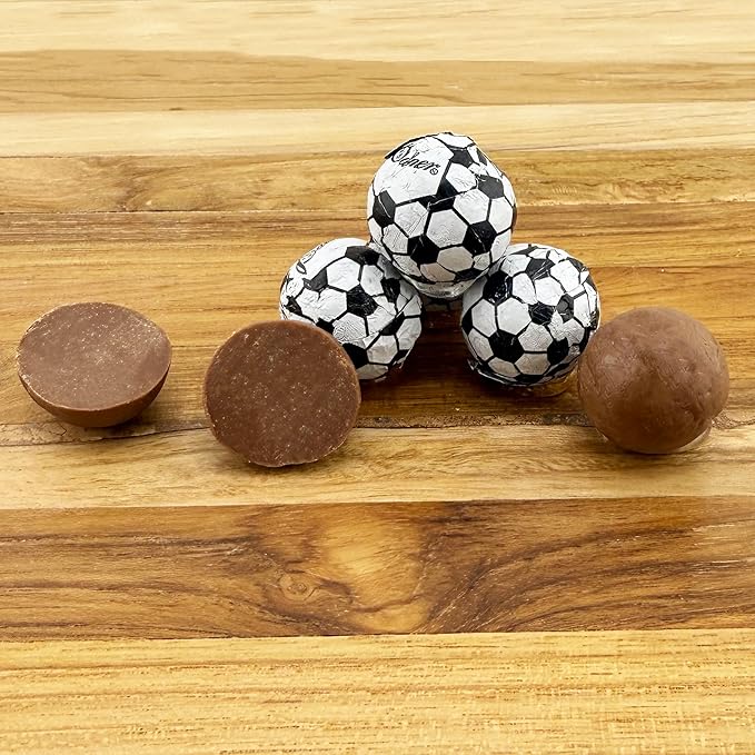 FirstChoiceCandy Milk Chocolate Foil Wrapped Balls (Soccer Balls 5 LB)
