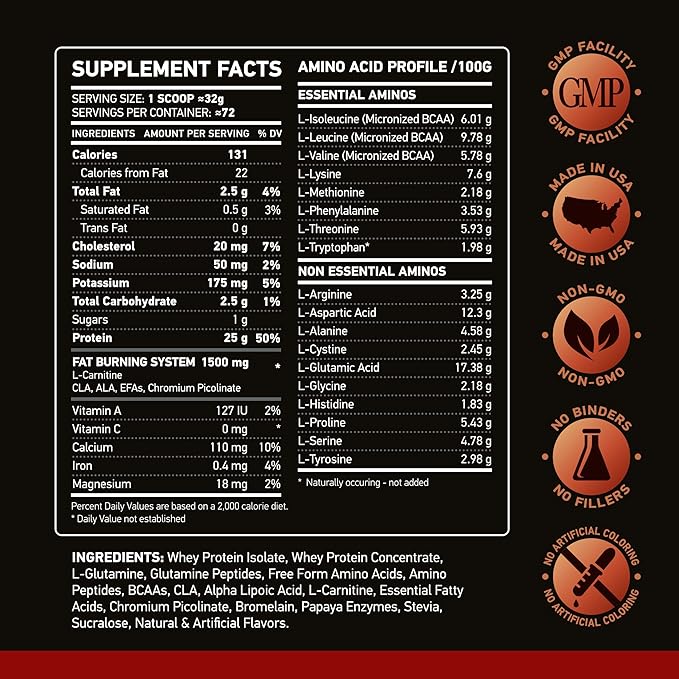 100% Lean Whey Complex 5lbs (Strawberry)