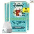 Southern Breeze Decaf Cold Brew Sweet Tea Original Iced Tea with Black Tea and Zero Carbs Zero Sugar 20 Individually Wrapped Tea Bags Pack of 4