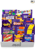 AMBARII Cadbury Chocolate Gift Box Bulk Chocolate Bars and Bags of Cadbury Chocolate Favourites (60 Bars) Pack of 60 gift hamper