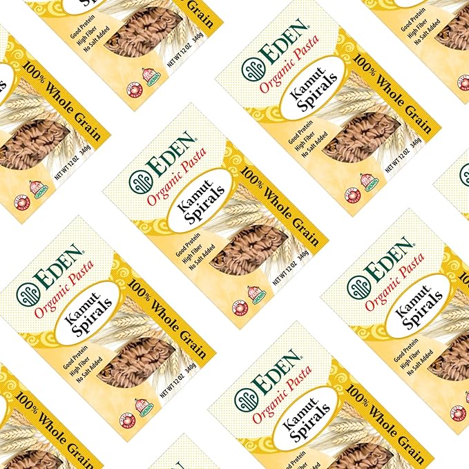 Eden Kamut Spirals Organic 100% Whole Grain 12-Ounce (Pack of 6)
