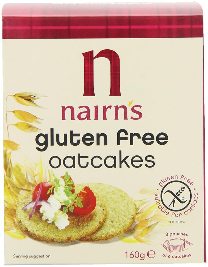 Nairns Gluten Free Oatcakes 160 g (Pack of 12)