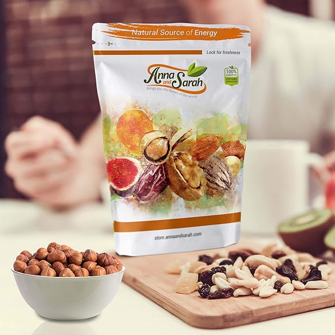 Anna and Sarah Raw Natural Oregon Hazelnuts in Resealable Bag 3 Lbs (1 Pack)