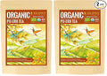 GLDNT Organic Pu-erh Tea Yunnan Ripe Pu'erh Tea Loose Leaf Fermented Dark Tea Bold &amp Smooth Flavor Caffeinated 16oz (Pack of 2)
