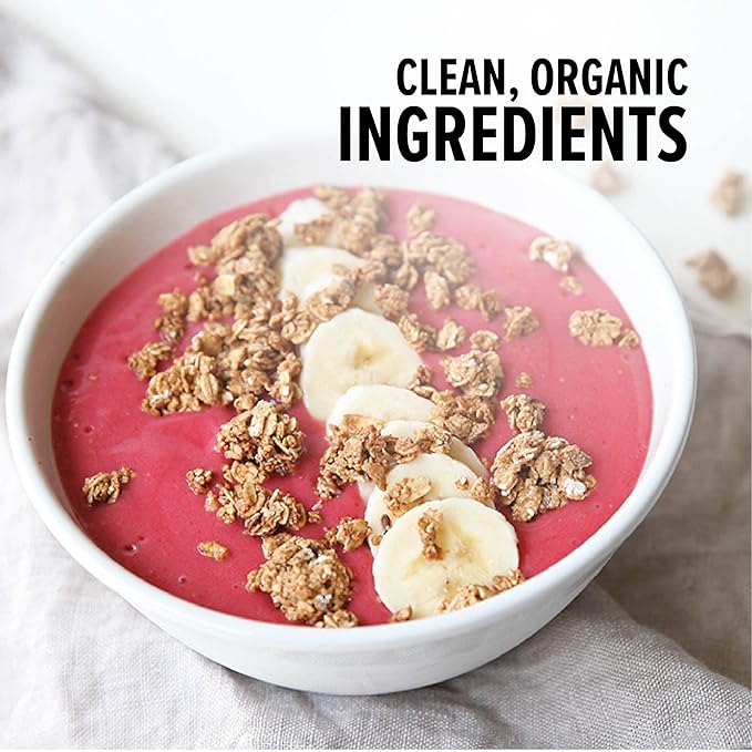 One Degree Organic Foods Sprouted Oat Cinnamon Flax Gluten Free Granola - USDA Organic Vegan (11 oz. - 6 pack)