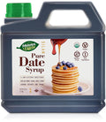 Heaven &amp Earth 100% Organic Date Syrup Silan (3.3 lb) 52.8oz | 1 Ingredient | All Natural Honey Alternative | Low Glycemic Index | Great Sugar Replacement | Organic Date Honey | Bulk Size | Koshe