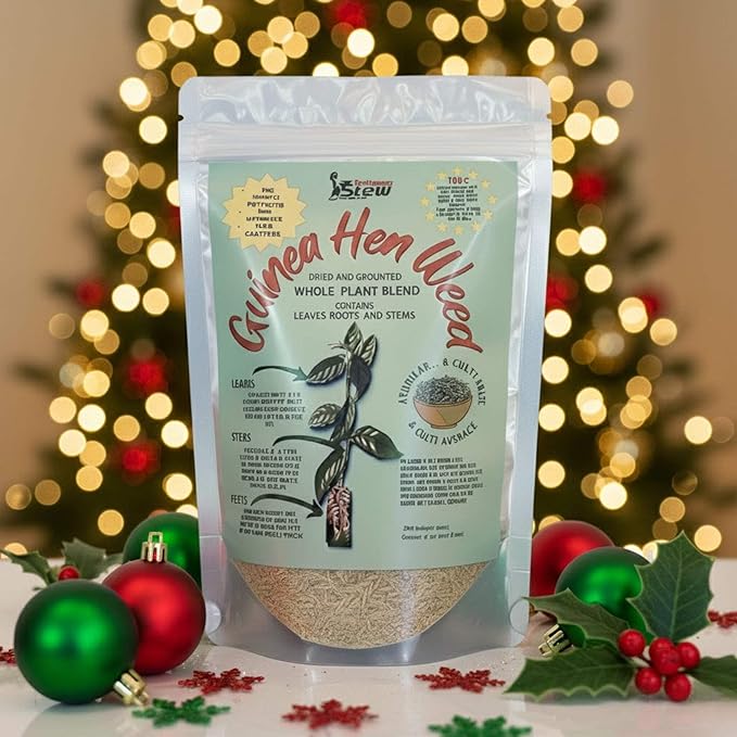 Rastaman Stew Guinea Hen Weed Tea 4oz – Jamaican Anamu (Petiveria Alliacea) Dried Leaves Stems &amp Roots | Wildcrafted Loose Leaf Herbal Bush Tea