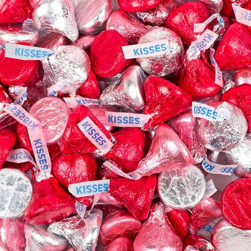 90ct Valentine's Day Kisses Candy Party Favors for Kids Chocolate with DIY Stickers - Assembly Required