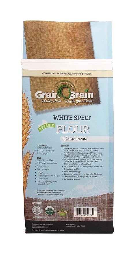Grain Brain Organic White Spelt Flour (6 LB)