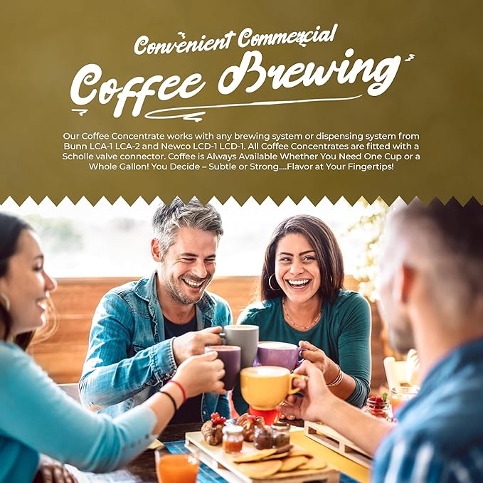 Christopher Bean Coffee - 396 servings 30 to 1 Blend Bag in Box Liquid Instant Coffee or Cold Brew Coffee Concentrate - Hot or Iced Coffee - French Roast