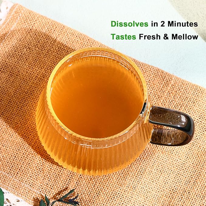 FullChea - Pu-erh Tea Resin - Instant Tea Resins - Chagao 2011 Aged Raw Pu Erh - Support Digestion &amp Help Skin Health - 3.53oz / 100g