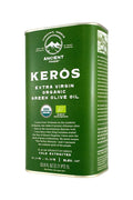 Ancient Foods Keros Organic Extra Virgin Olive Oil Cold Pressed – Greek EVOO High Polyphenol Olive Oil from 1000 Year Old Trees from Greece – Ideal for Cooking Salads &amp Gourmet Dishes – 33.8oz (