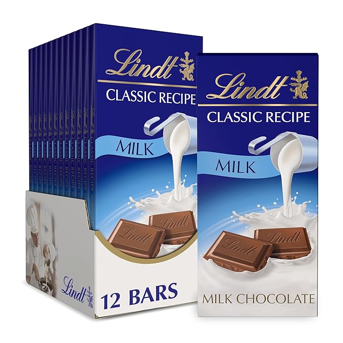 Lindt CLASSIC RECIPE Milk Chocolate Candy Bar Milk Chocolate 4.4 oz.