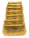 Zaini Gianduiotto Chocolate W/ 24% piedmontese Hazelnut In Classic Gold Foil 10gr ea 1000g (aprox 100 pcs)