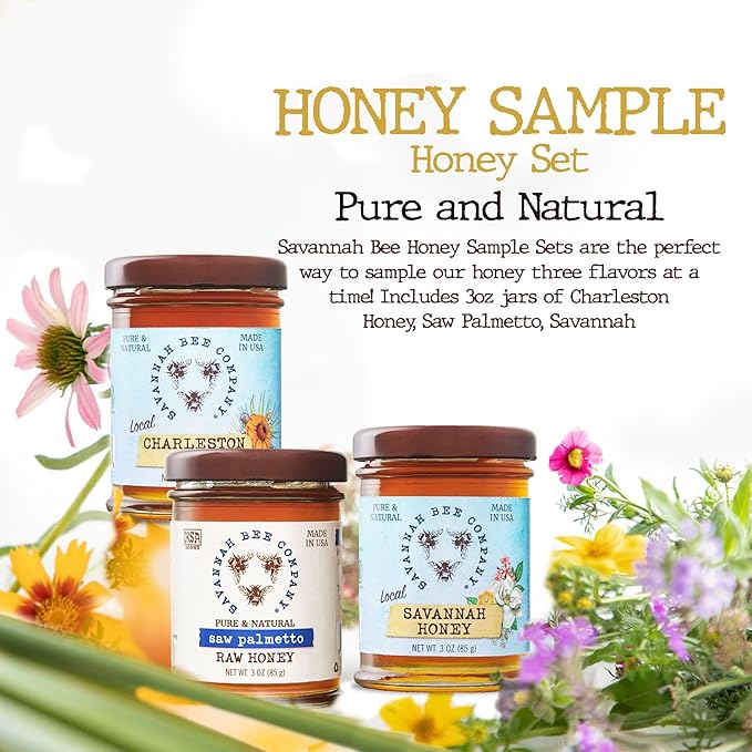 Savannah Bee Company Honey Sample Set - Tupelo Honey