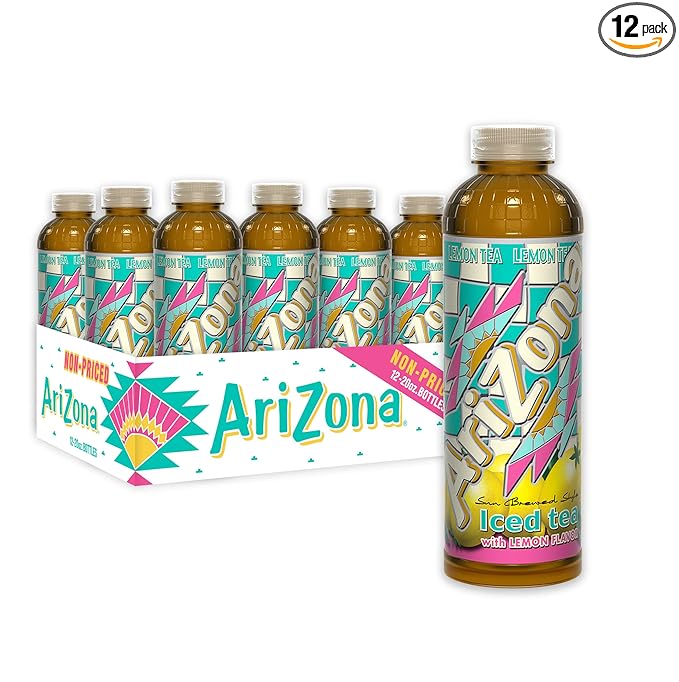 AriZona Lemon Tea 20 Fl Oz (Pack of 12)