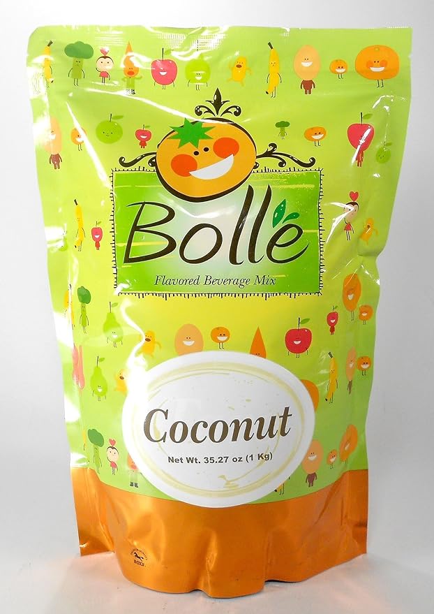 BOLLE Boba Bubble Tea Smoothie Powder Mix Drinks (Coconut)
