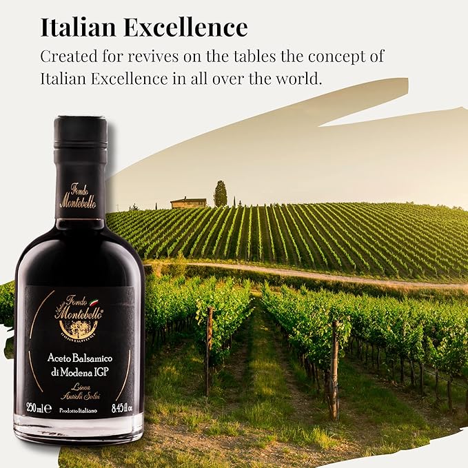 Tasting Combo Balsamic Vinegar of Modena and White Condiment with Balsamic Vinegar of Modena The Perfect Mix Imported from Italy