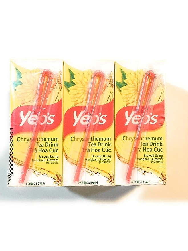 Yeos Chrysanthemum Tea Drink (6x8.5 Fl Oz)-3 Pack