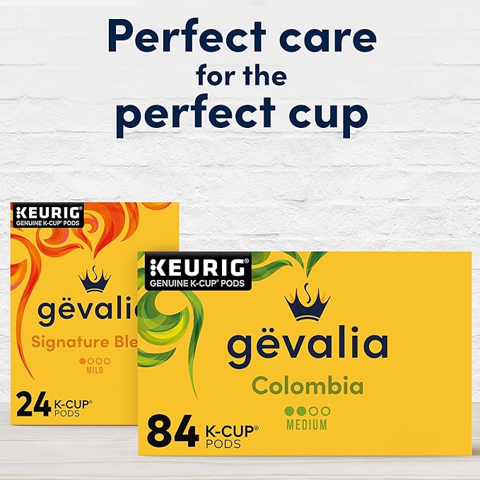 Gevalia Colombia K-Cup Coffee Pods for a Keto and Low Carb Lifestyle 84 ct Box