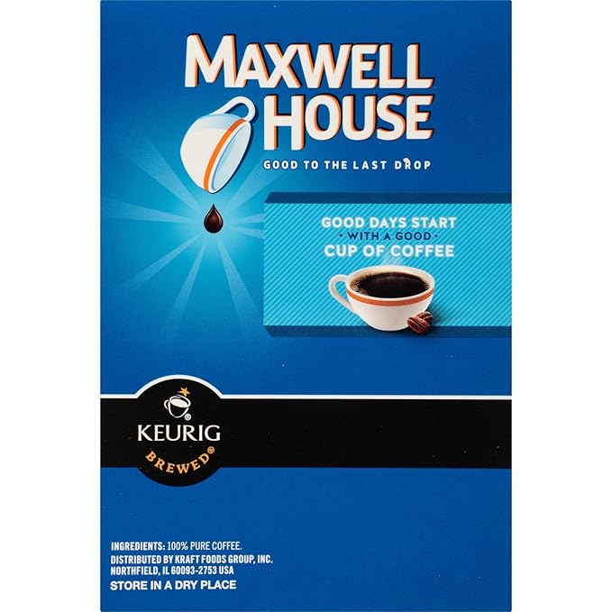 Maxwell House Original Roast Coffee K-CUP Pods 18 Count (Pack of 6)