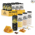 Beekeeper Cold Brew Coffee Drinks with Oregon Honey | 12 Pack Variety Refreshing Iced Coffee - Unsweetened &amp Strong Arabica Brew 8 fl oz Ready-to-Drink Can - 180mg Natural Caffeine