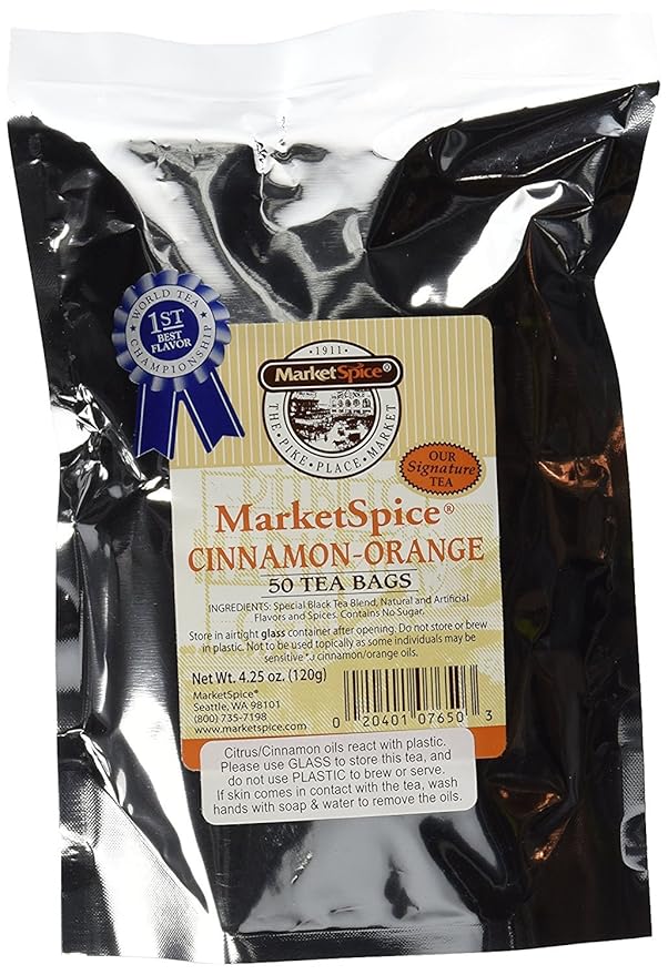 MarketSpice cinnamon-orange Teabags 50 Pack