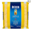 De Cecco Semolina Pasta Fusilli No.34 5 Pound (Pack of 4)