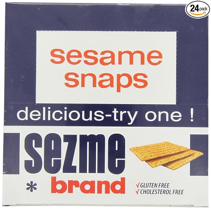 Sezme Sesame Snaps 40-gram (Pack of 24)