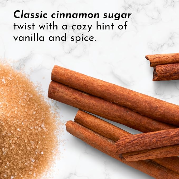 JUST INGREDIENTS Snickerdoodle Protein Powder - Grass-Fed Whey Plant Proteins Cinnamon Vanilla - 30 Servings