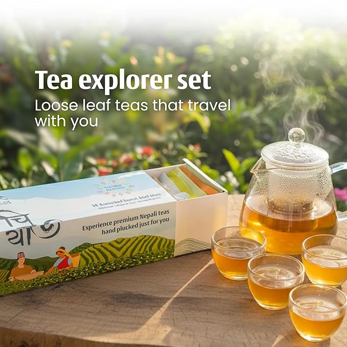 Nepal Tea Organic Loose Leaf Tea Sampler | Includes a Variety of 14 Delicious &amp Unique Loose Teas