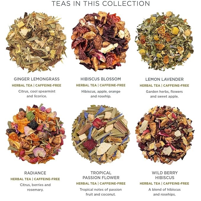 Tea Forte Tea Advent Calendar Gift Set 12 Individually Wrapped Handcrafted Assorted Pyramid Infuser Tea Bags with Numbered Doors Demoiselle