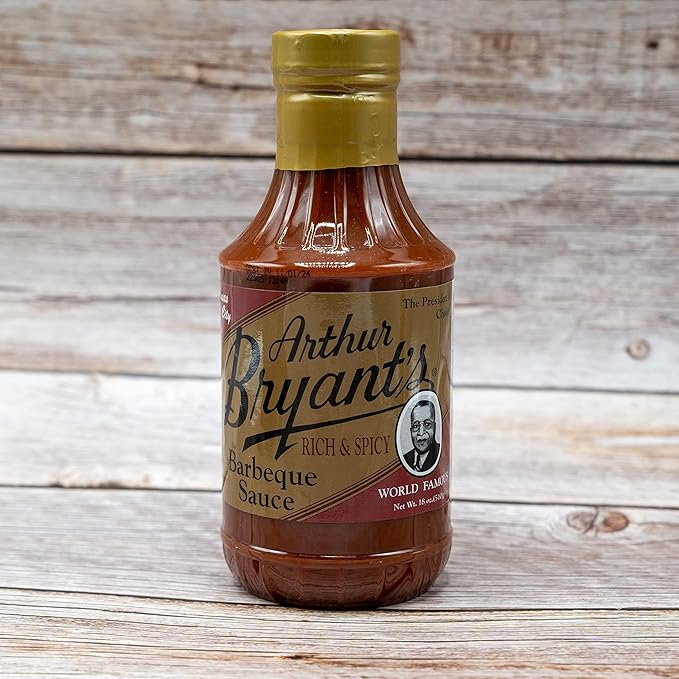 Arthur Bryants BBQ Sauce (Rich &amp Spicy) — BBQ Sauce Natural Spicy Flavor — Zesty &amp Bold Barbecue Flavor — Best BBQ Sauce for BBQ Lovers (18 Oz Pack of 3)