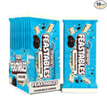MrBeast Feastables Cookies &amp Creme Chocolate Bar King Size 10 Count White Chocolate with Cookie Pieces Fairtrade Cocoa 2.1oz Each