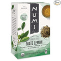 Numi Organic Tea Mate Lemon Yerba Mate Green Tea and Lemon Myrtle 54 Green Tea Bags