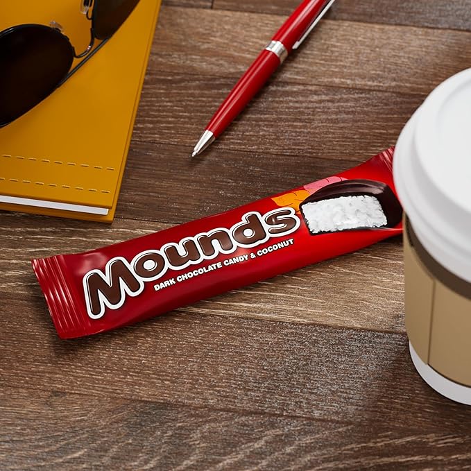 MOUNDS Coconut and Dark Chocolatey Candy Bars 1.75 oz (24 Count)